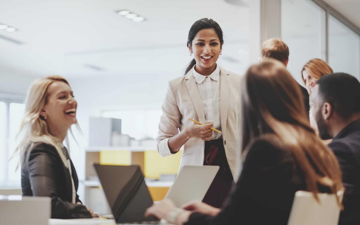 A collaborative professional meeting